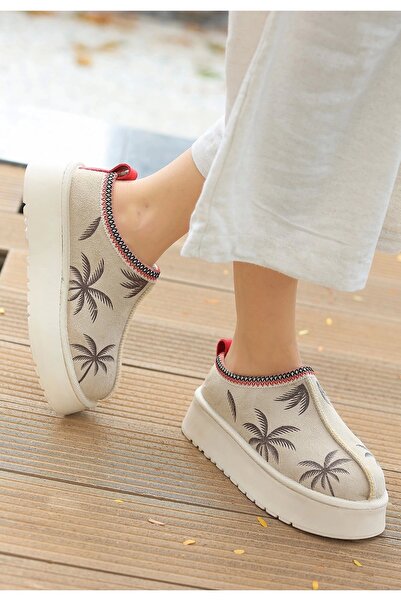 Home Cizme Mucy Beige din piele intoarsa