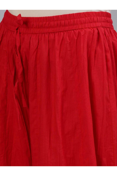 Ishin By Styli Embroidered Notch Neck Kurta with Skirt and Dupatta Set