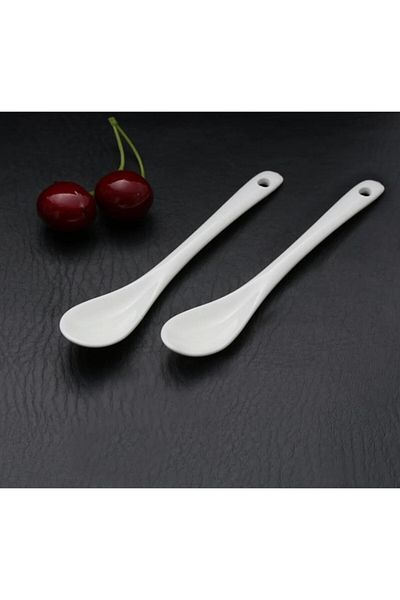 KARALYAN 1 Piece Porcelain Luxury Tea Spoon & Jam Spoon & Dessert Sugar Spoon