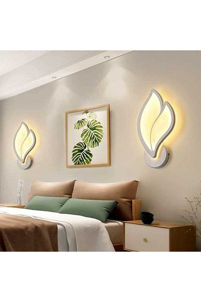 Jiju White LED Wall Lamp 24 W With 3 Functions 3000K/4000K/6500K