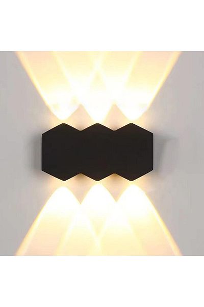 Jiju Outdoor LED wall light 6 W IP65 warm light 3000k