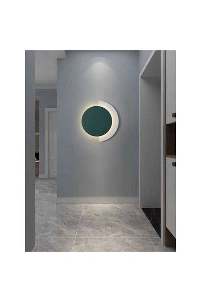 Jiju Green LED Wall Lamp D24cm 3 Functions 20 W