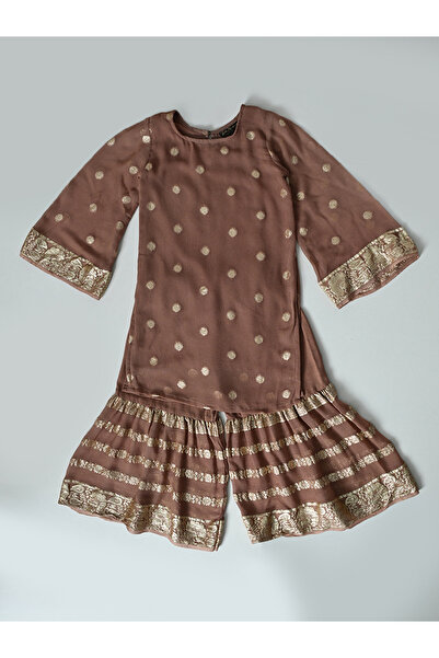 Bella Moda By Styli Printed Long Sleeve Ethnic Top and Pants Set