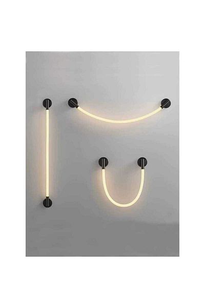 Jiju Tubular Wall Light, 18 W, 93cm Optical Soft Silicone, Woven Texture, Adjustable .3 Functions