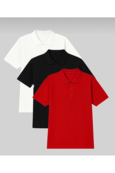 Generic Brand Children's Unisex Short Sleeve Polo Collar T-Shirt