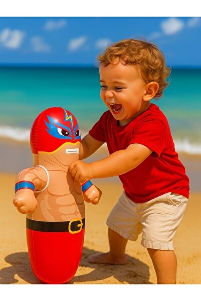 NUNU PowerBox-El Toro-MaviKaptan- Çocuklar İçin Hacıyatmaz-Eğlenceli Sallanan...