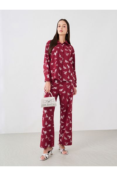 Styli Floral Printed Long Sleeve Shirt and Pants Co-Ords
