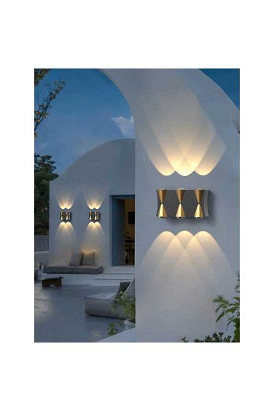 Jiju LED wall light IP65 Outdoor 6 W Warm light