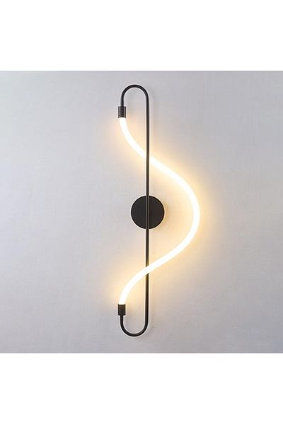 Jiju LED Wall Lamp 56cm Black 3 Functions