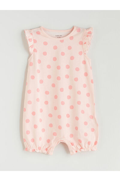 LC Waikiki Esvab • Modern & Distinctive Polka Dot Baby Girl Combed Cotton Jum...