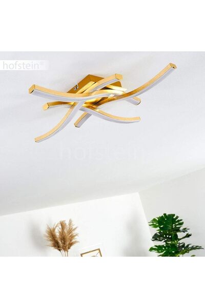 LightPlanet Lustra LED Auriu D35cm 28 W cu 3 functii lumina calda/rece/neutra