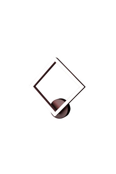 Jiju Brown LED wall lamp 15 W Cold light