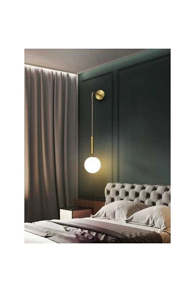 Jiju Wall Lamp E14 White Matte Glass