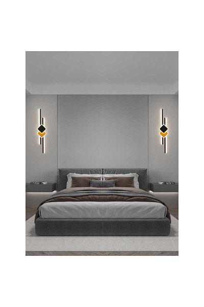Jiju LED Wall Light 60 W Black 3 Types Of Light