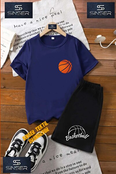 SS SİNSER Children's Unisex “Basketball Orange Ball“ Custom Printed Crew Neck...