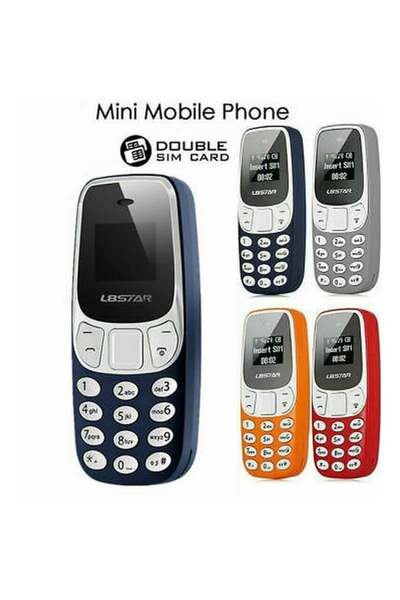 FOXMAG24 Μίνι τηλέφωνο διπλής κάρτας SIM, ραδιόφωνο FM, Bluetooth, L8STAR ROM 32MB