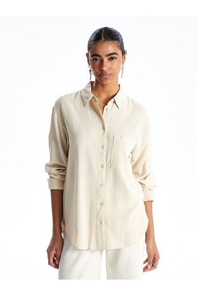 LC Waikiki Linen blend women's shirt