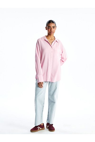 LC Waikiki Linen blend women's shirt