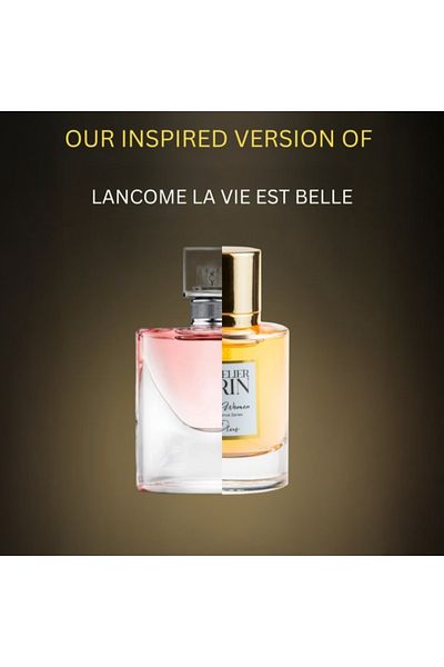 LATELİER ERİN Apa de Parfum L’Atelier ERIN W15, 50 ml, pentru femei, inspirat din Lanc0me L@ vi€ est Belle