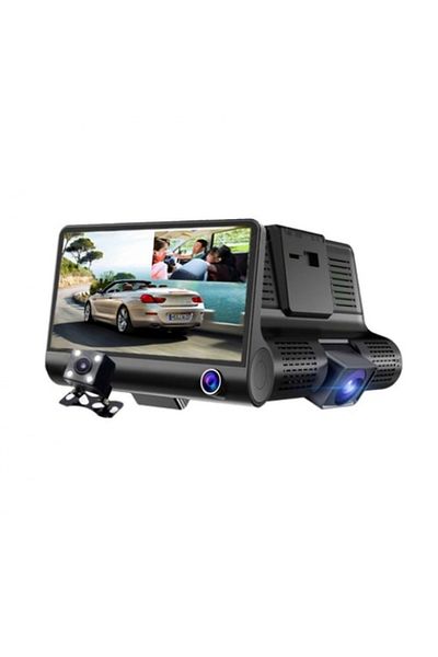 FOXMAG24 Car DVR Full HD FOXMAG24® Camera, - Front/Rear/Interior, 4 Inch Display, G Sensor, 170 degrees