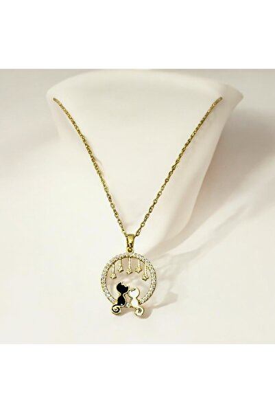 staınless steel Kedicik Steel Necklace