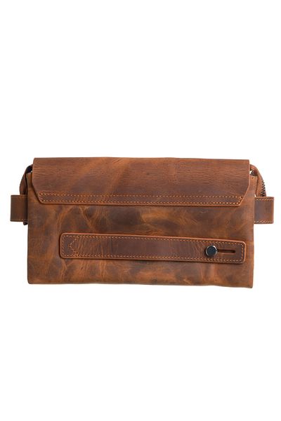 WATCHOFROYAL Crash Crazy Taba Genuine Leather Hand Bag