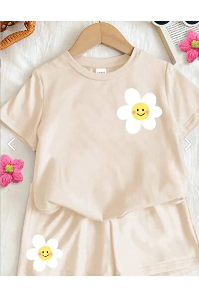 Gutsy Set pentru fete cu imprimeu margarete