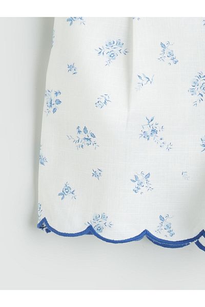 LC Waikiki Floral Girl's Shorts with Elastic Waist