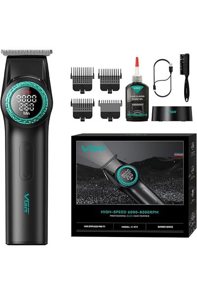 VGR V-977 Professional Hair Trimmer For Men Black