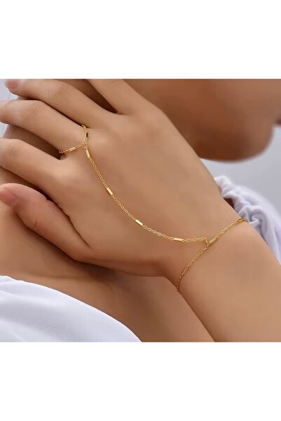 monalisatoka Kadın Çelik Gold Şahmeran Bileklik