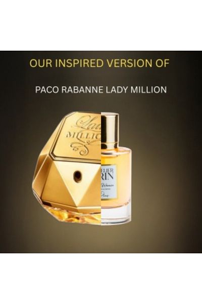 LATELİER ERİN Apa de Parfum L’Atelier ERIN W27, 50 ml, pentru femei, inspirat din P@co R@banne Lady Million