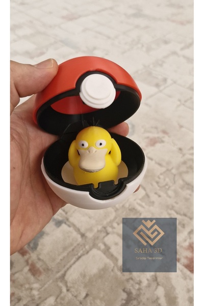 SAHAA pokemon poke topu (psyduck hediyeli)