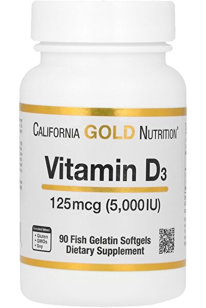 California Gold Nutrition California Gold Nutrition, Vitamin D3, 125 mcg (5,0...