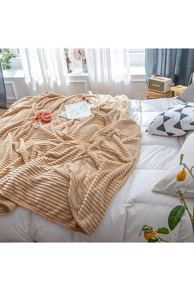 Mrvhome Wellsoft Tv Blanket, Single Blanket, Salmon