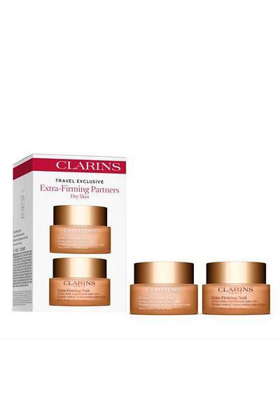 Clarins Extra-Firming Partners (Day & Night Creams) Dry Skin Travel Exclusive Duo Set (2 x 50 ml)