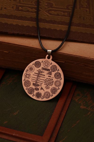 GM SİLVER Nur Circle Copper Necklace