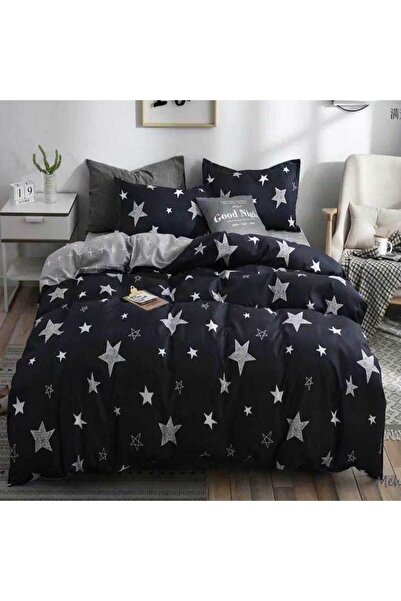 OEM Σατέν Βαμβακερό Λευκό, Θείο, 2 Άτομα, Διπλό Κρεβάτι, 4 Τεμάχια