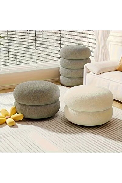 stillola Two Puf Çok Amaçlı Puf Makyaj Masası Pufu