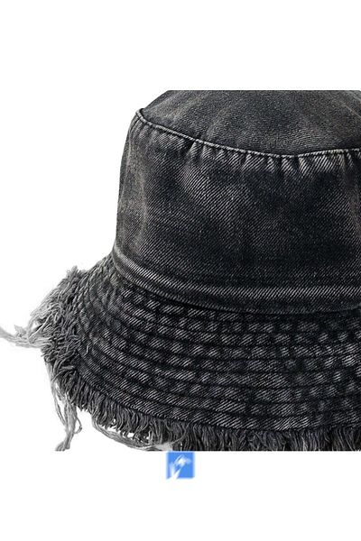 Kardelen Butik Denizli Ripped Fisherman Jean Jeans Hat