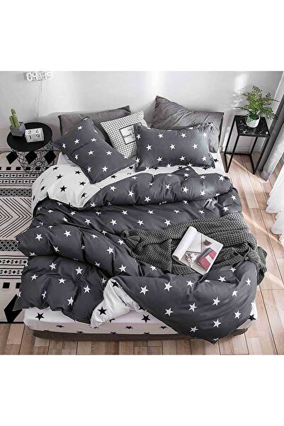 OEM Lenjerie Bumbac Satinat, Pucioasa, 2 Persoane, Pat Dublu, 4 Piese