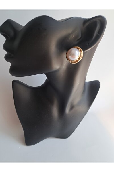 BHR AKSESUAR Pearl Gold Earrings