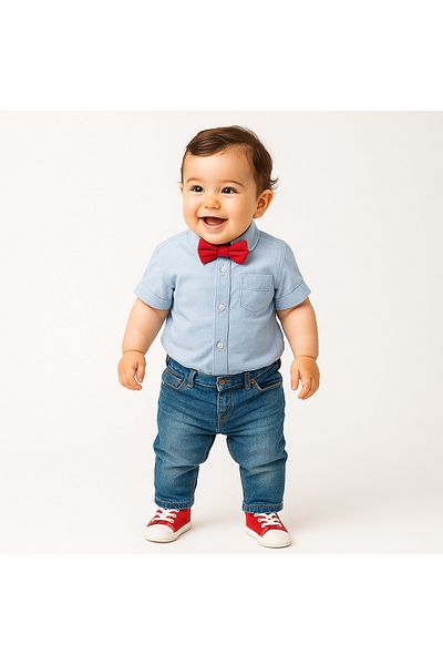 Bebisso Red Sports Sneaker Baby Booties Shoes - Cherryjump