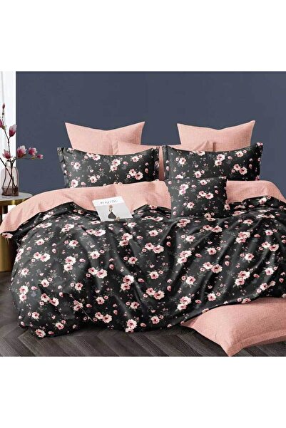 OEM Lenjerie Bumbac Satinat, Pucioasa, 2 Persoane, Pat Dublu, 4 Piese