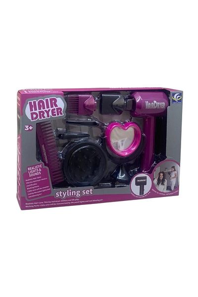 JOYFUL CHİLD Modern Hair Dryer with Toy Mirror