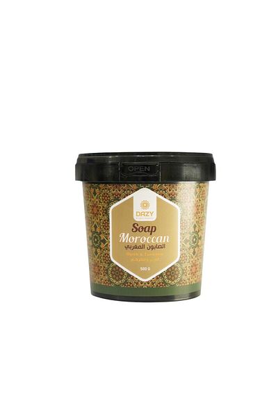 Dazy Dazy Moroccan Oil Moroccan Soap with Myrrh and Turmeric 500g