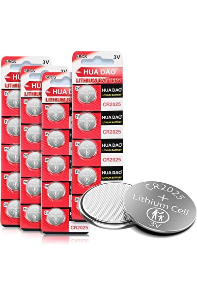 Maxell بطارية ليثيوم CR2025 3 فولت - CHEFFS 20 قطعة خلية ليثيوم 3 فولت على شك...