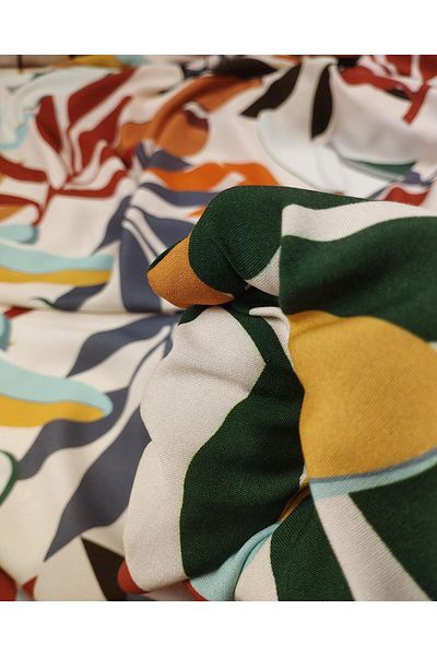 Kumaş Parça Cotton Viscose in Pastel Colors Width: 135