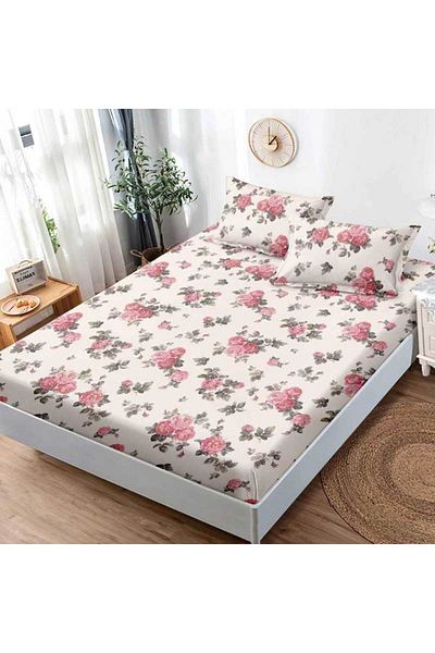 Patul FINET Bed Cover with Elastic + 2 Pillowcases, Pucioasa, Double Bed 180x200