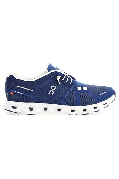 ON Running Cloud 5 Unisex Sneakers – Blue/White – Lightweight with CloudTec® Cushioning