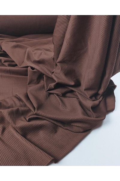 Kumaş Parça Reported Jersey in Red Brown Colors Width: 120